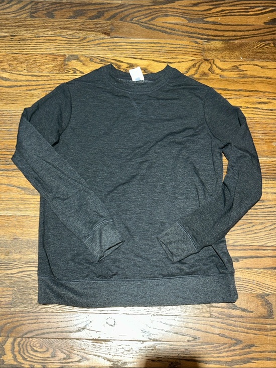 Stars above Other - Charcoal Crewneck Fleeve Lined Super Soft Loungewear - Classic Pullover